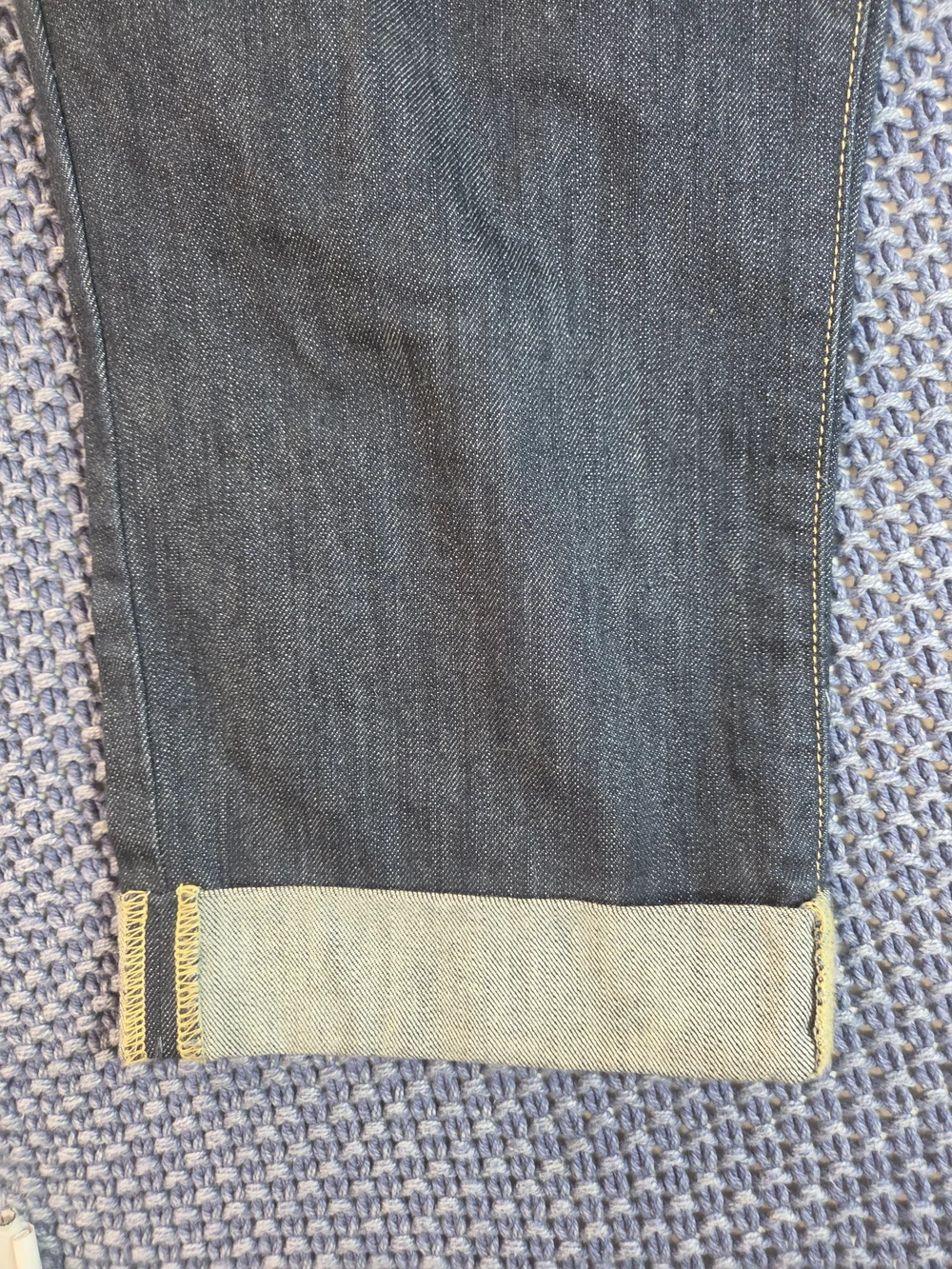 New York & Company Dark Indigo Relaxed Crop Jeans#0435